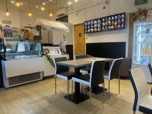 Interior - cashier ( order here )   at Mong Cha Cha Cafe 夢茶茶 in Central Singapore