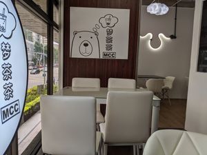 Seating area in the back at Mong Cha Cha Cafe 夢茶茶 in Central Singapore