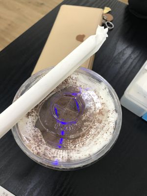 mugi rice cream latte $6.90 👍🏻👍🏻👍🏻 at Mong Cha Cha Cafe 夢茶茶 in Central Singapore