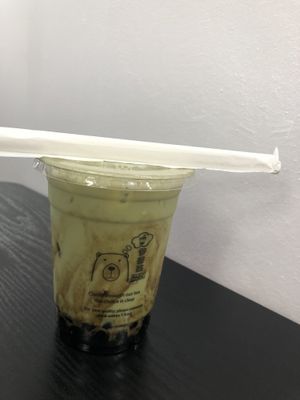 uji matcha boba latte $6.90 👍🏻 at Mong Cha Cha Cafe 夢茶茶 in Central Singapore