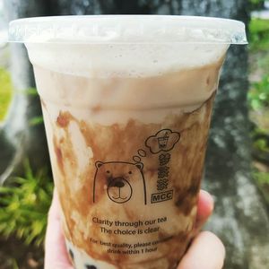Earl Grey Milk Tea $4.9. 
 at Mong Cha Cha Cafe 夢茶茶 in Central Singapore