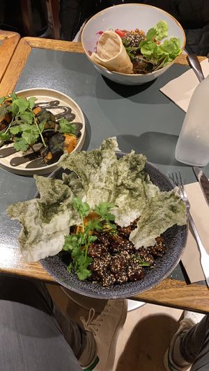 👌 crispy tofu highly recommended. at Sesame in Chamonix-mont-blanc