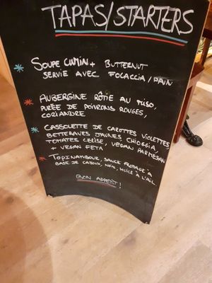 Tapas menu (01/22) at Sesame in Chamonix-mont-blanc