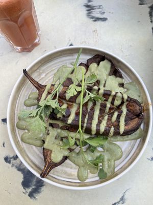 Miso aubergine   at Sesame in Chamonix-mont-blanc