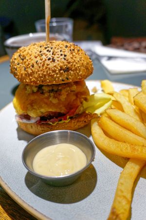 Burger (vegan) at Sesame in Chamonix-mont-blanc