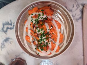 Tapas option, sweet potato at Sesame in Chamonix-mont-blanc