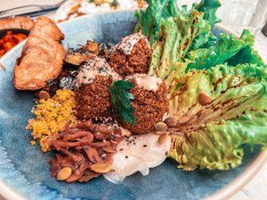 Falafel bowl 😋  at Sesame in Chamonix-mont-blanc