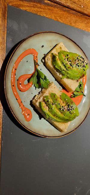 Avocado toasts at Sesame in Chamonix-mont-blanc