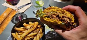 Burger at Sesame in Chamonix-mont-blanc