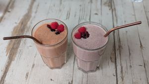 Delicious smoothies at Sesame in Chamonix-mont-blanc