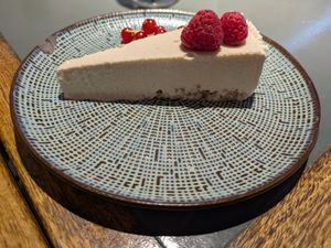 Cheesecake at Sesame in Chamonix-mont-blanc