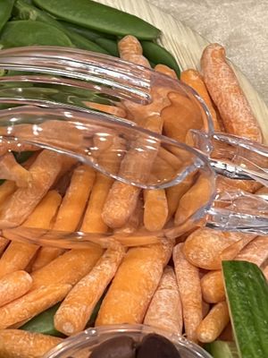 Bleached old carrots  at Ariela's Pizza & Kosher Kitchen in Las Vegas