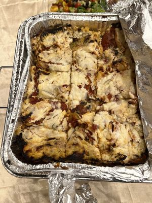 Burnt lasagna  at Ariela's Pizza & Kosher Kitchen in Las Vegas