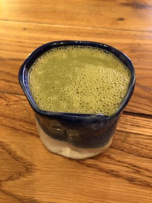 matcha smoothie  at Inclusive Cafe Ogurci in St Petersburg
