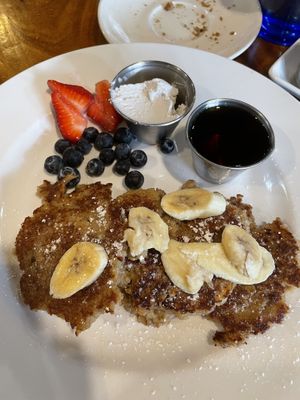 Vegan pancakes  at The Beet Box Cafe in Haleiwa