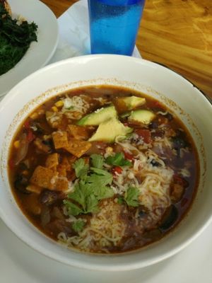 tortilla soup at The Beet Box Cafe in Haleiwa