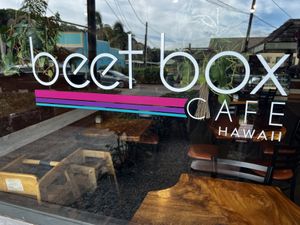   at The Beet Box Cafe in Haleiwa
