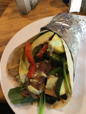 Vegan Breakfast Burrito at The Beet Box Cafe in Haleiwa