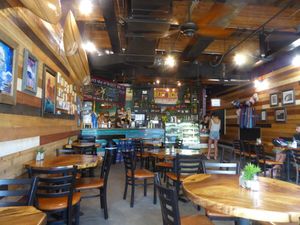 simple yet beautiful interior at The Beet Box Cafe in Haleiwa