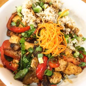 Vegan chicken salad at The Beet Box Cafe in Haleiwa