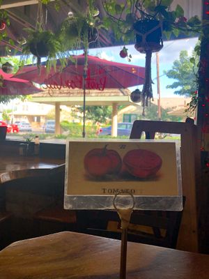 Cute dining area! at The Beet Box Cafe in Haleiwa
