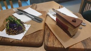 Vegan desserts at Pilligreen in Minsk