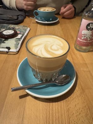 Cappuccino und Pumpkin Spice Latte  at Café Concordia in Bremen