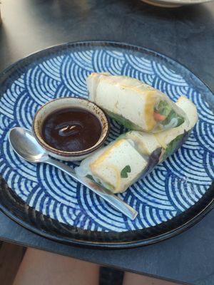 summerrolls with tofu at Absolute Barbecues in Kempten