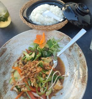 lemongrass tofu at Absolute Barbecues in Kempten