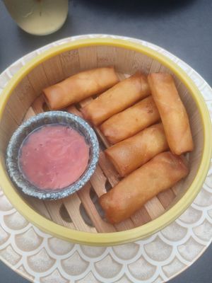 spring rolls at Absolute Barbecues in Kempten