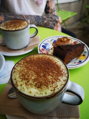 Matcha latte at The Veg Box Cafe - Canterbury in Canterbury
