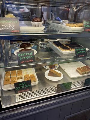 Vegan raw cakes  at The Veg Box Cafe - Canterbury in Canterbury