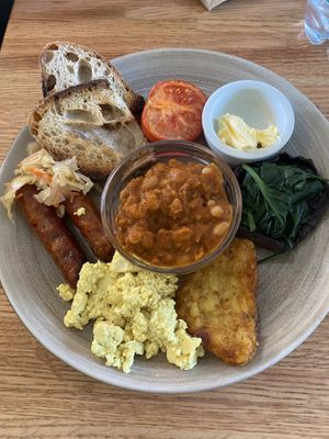 Veggie breakfast (friend ordered it)  at The Veg Box Cafe - Canterbury in Canterbury