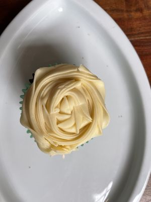 Vanilla cupcake 🧁   at The Veg Box Cafe - Canterbury in Canterbury
