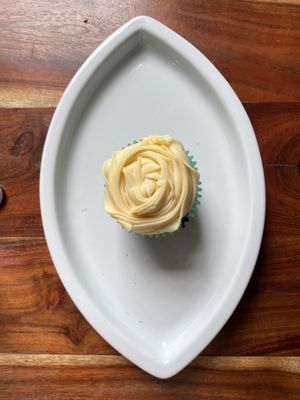 Vanilla cupcake 🧁   at The Veg Box Cafe - Canterbury in Canterbury