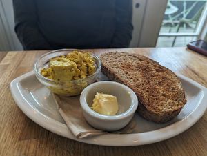 Tofu on toast at The Veg Box Cafe - Canterbury in Canterbury
