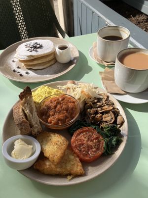 Classic English breakfast   at The Veg Box Cafe - Canterbury in Canterbury