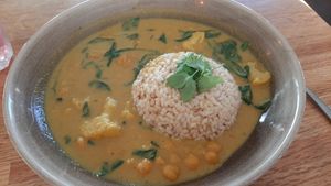 Sri Lankan Curry at Veg Box Cafe. at The Veg Box Cafe - Canterbury in Canterbury