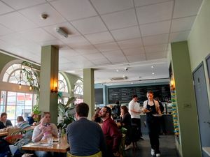 View of inside the venue at The Veg Box Cafe - Canterbury in Canterbury