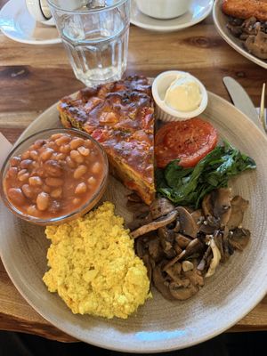 The VB Farinataa  at The Veg Box Cafe - Canterbury in Canterbury