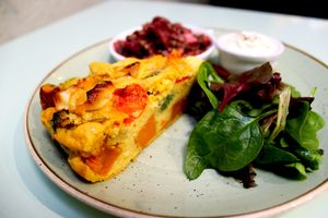 Frittata/Farinatta at The Veg Box Cafe - Canterbury in Canterbury