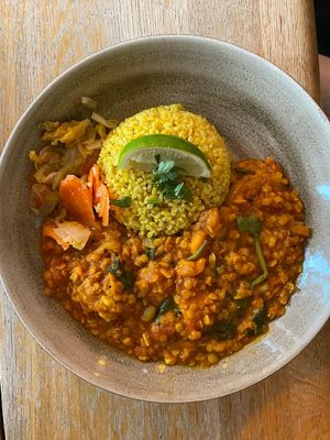 Hot pot of the day: dal at The Veg Box Cafe - Canterbury in Canterbury