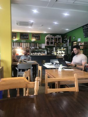 It’s never this quiet at lunchtime!  at The Veg Box Cafe - Canterbury in Canterbury