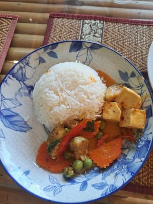Red curry (this is not the entire portion) at J&K Restaurant in Koh Chang