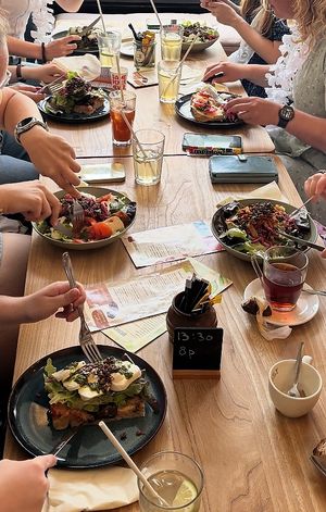 Ook gezellig knus bij Keek met een grote groep  at KEEK in Utrecht