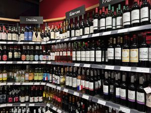 wine  at denn's Biomarkt - Karl Marx in Berlin