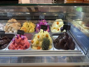 5 vegan options   at Gelato 101 in Encinitas