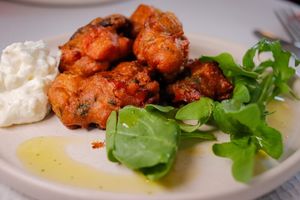 Vegetable Pakora at The Wooer in Falkirk