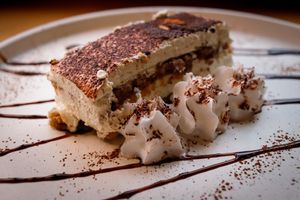 Plant Based Tiramisu at The Wooer in Falkirk