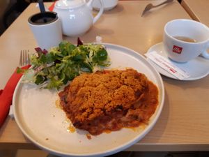 Lentil lasagna at The Wooer in Falkirk